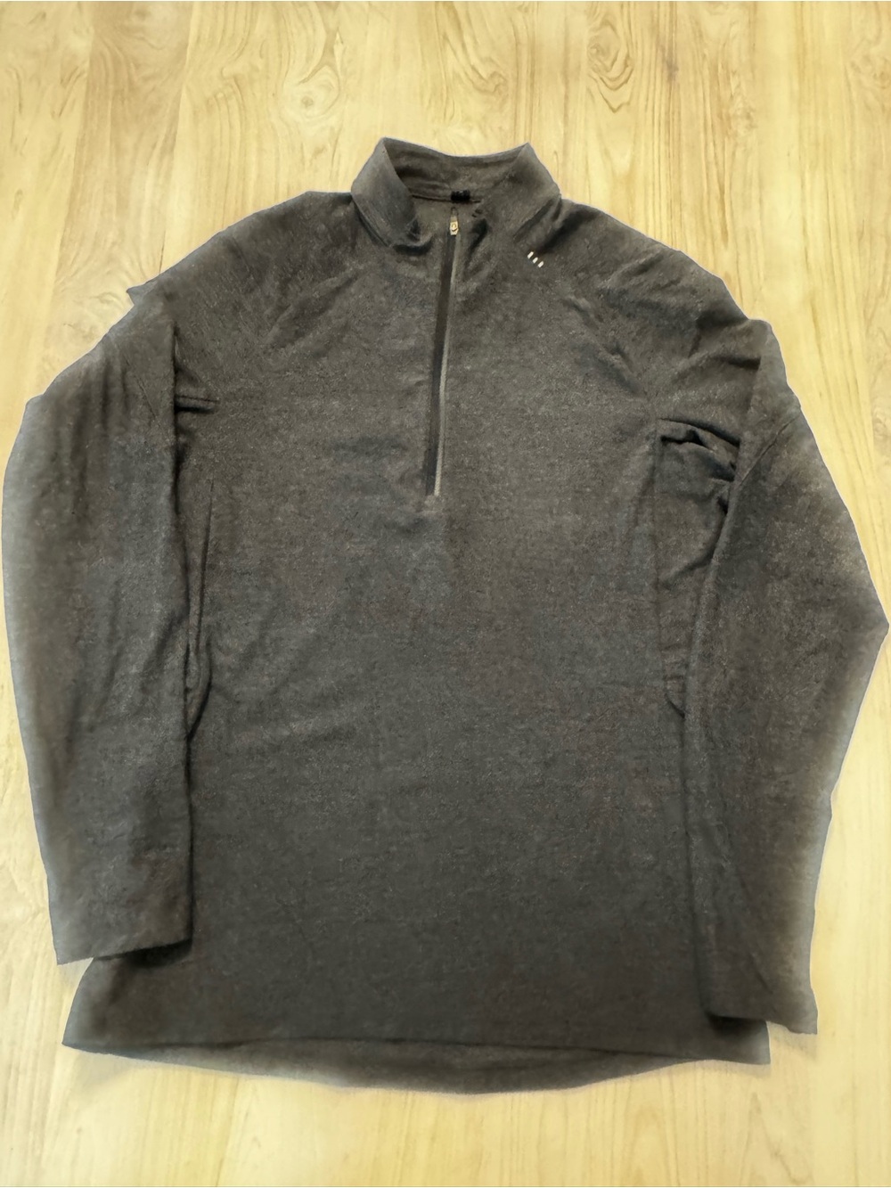lululemon athletica Men's Dark Gray Half-Zip Pullover Sweater